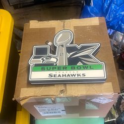 Seattle Seahawk light up lamp