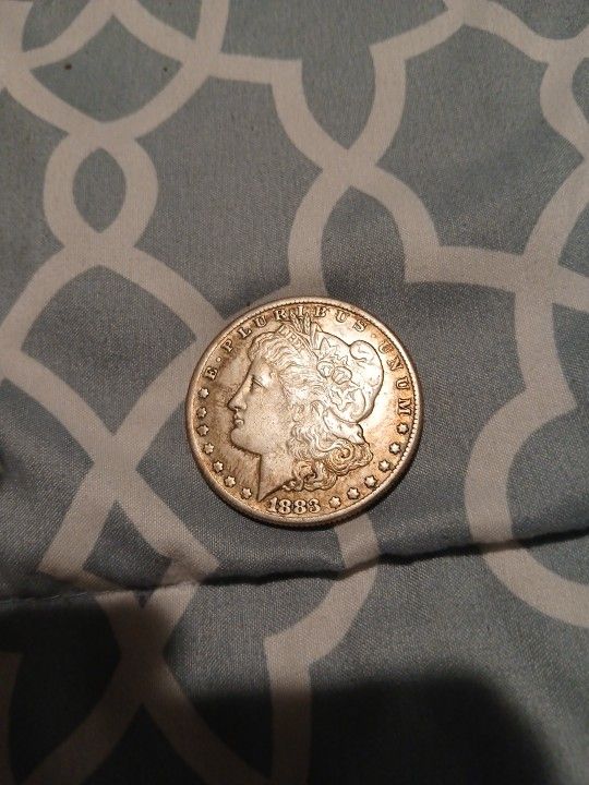 1883 O Morgan Silver Dollar 