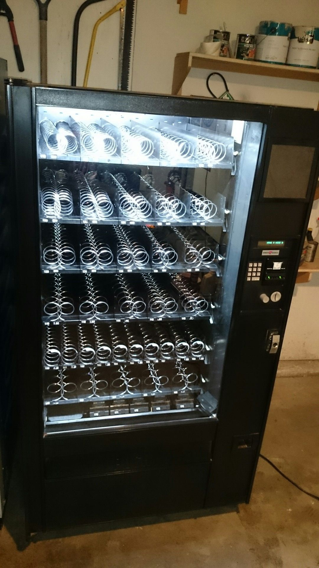 AP 123 Dual Coil Multi Price Snack Vending Machine