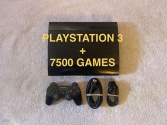 PS3 MOD with 2TB HARD DRIVE and Over 7500 GAMES INCLUDED