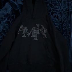 black amiri hoodie