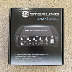 Sterling Audio 4-Channel Professional Headphone Amplifier