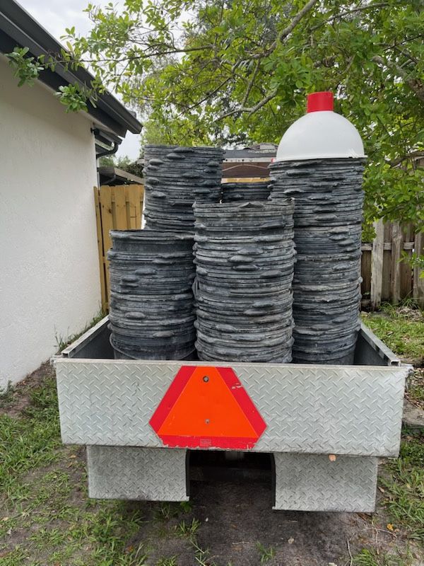 7 Gallon Nursery Black Plant Pots $1 Each