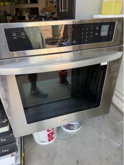 LG built in wall oven stainless steel