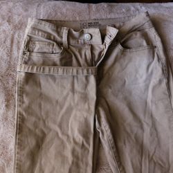 Tan Khaki boot cut pants