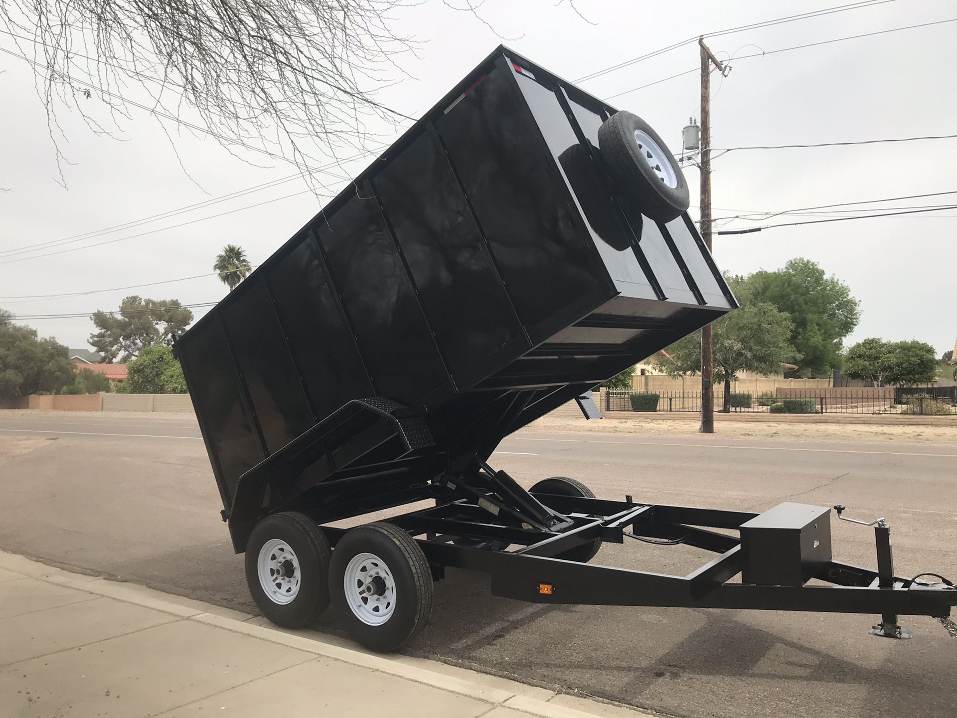 Custom dump trailer