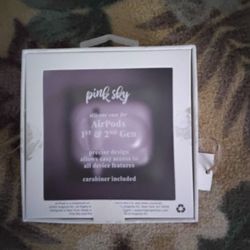 Pink Sky sillicone AirPods case