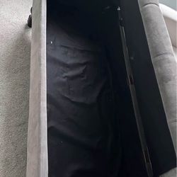 Upholstered Velvet Storage Bench