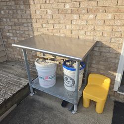 Steel Work Table 