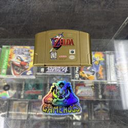Zelda Ocarina Of Time Gold Cart N64 $100-$120 Each Gamehogs 11am-7pm