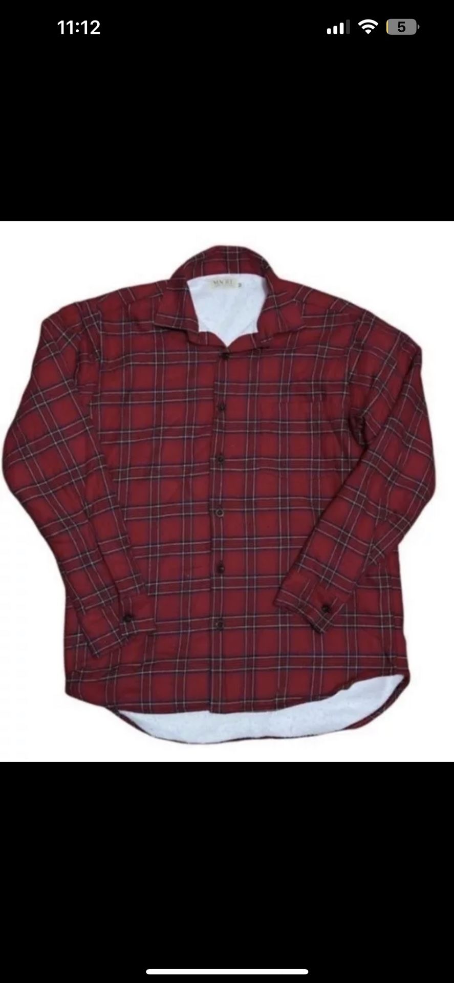 Magee Plaid Shirt Jacket Size M Made in Ireland DONEGAL PURE IRISH