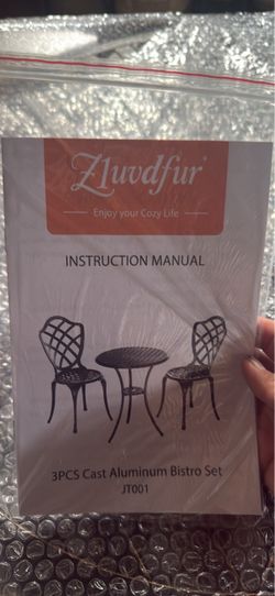 3 Piece Patio Bistro Set