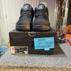 Black cat 4s (GS) size 6