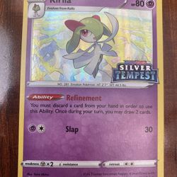 Pokemon Kirlia Silver Tempest STAMPED Black Star Promo Holo SWSH271 NM
