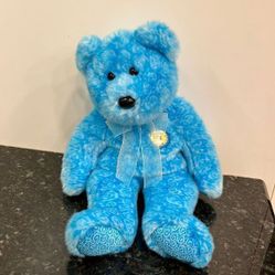 TY Classy the Bear (2002) Beanie Buddy. Missing Tags 