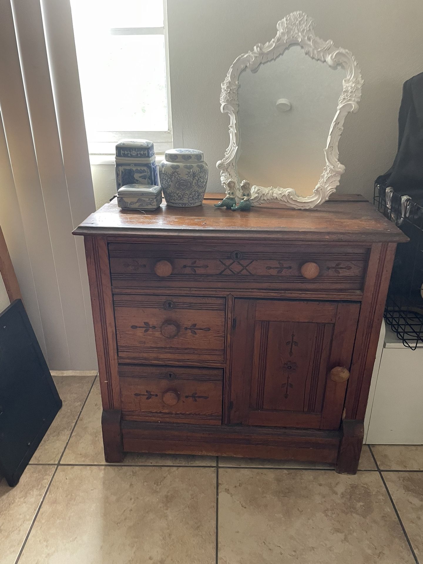 Wood Free Standing cabinet/Storage