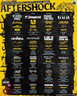 Aftershock festival  10/1-10/4