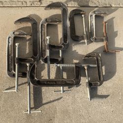 C-Clamps Lot Of 8