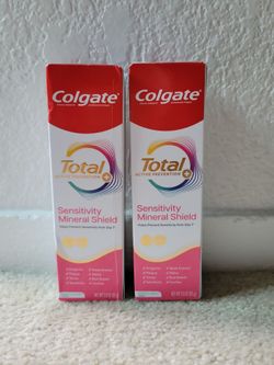 Colgate Total Active Prevention Sensitivity Mineral Shield Toothpaste • $4 each