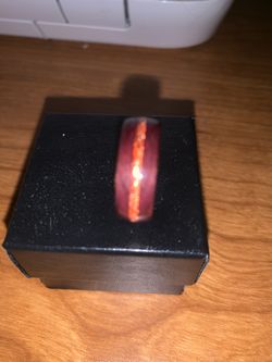 SOLID MAHAGONY RING BRAND NEW