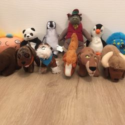 Kids Meal Plush Toys Lot Of 12