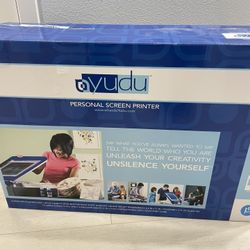 Yudu  Screen Printer With Tools And Ink