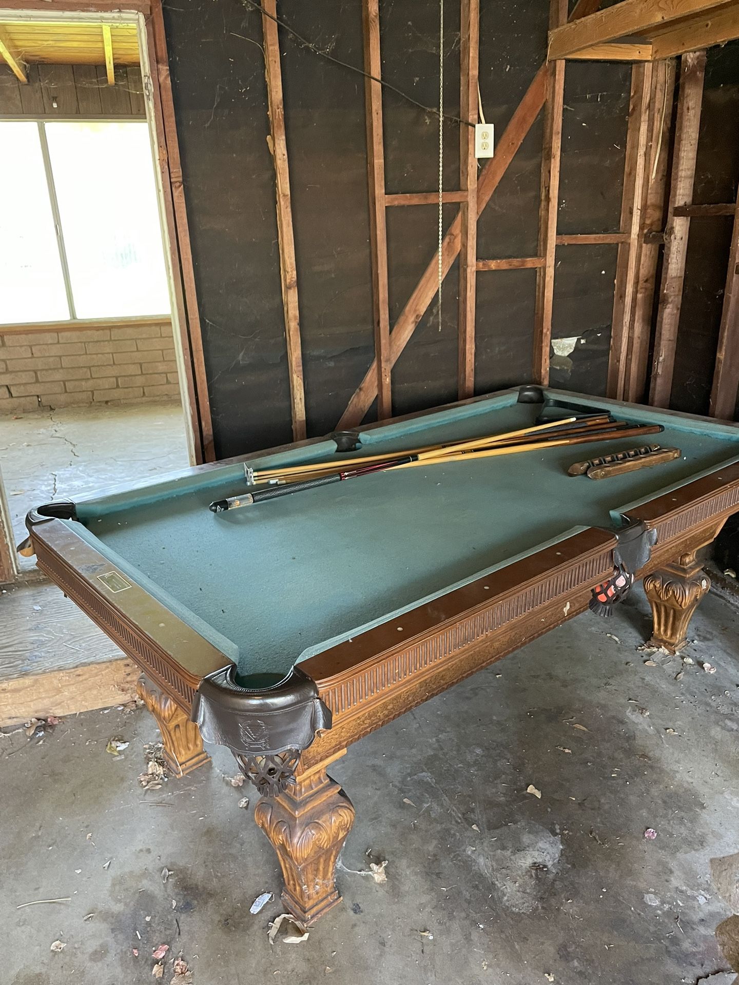 Antique Billiards/ Pool Table