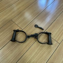  Antique Iron Handcuffs