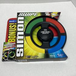 simon swipe game plus the card game pre owned