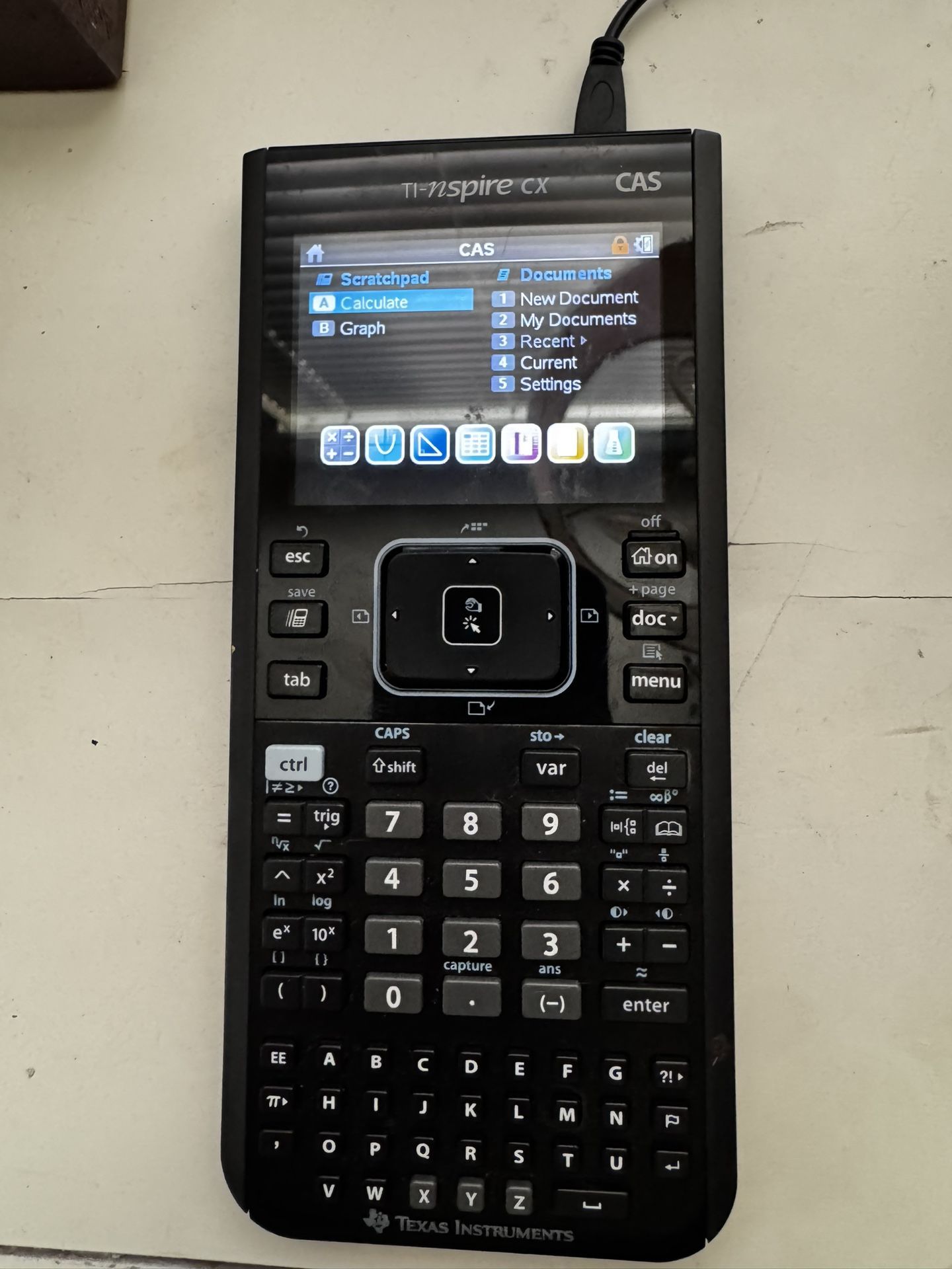 Texas Instruments Nspire CX CAS Graphing Calculator