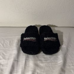 Black balenciaga Slides Size 45