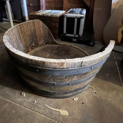 Wine Barrel Dog Bed