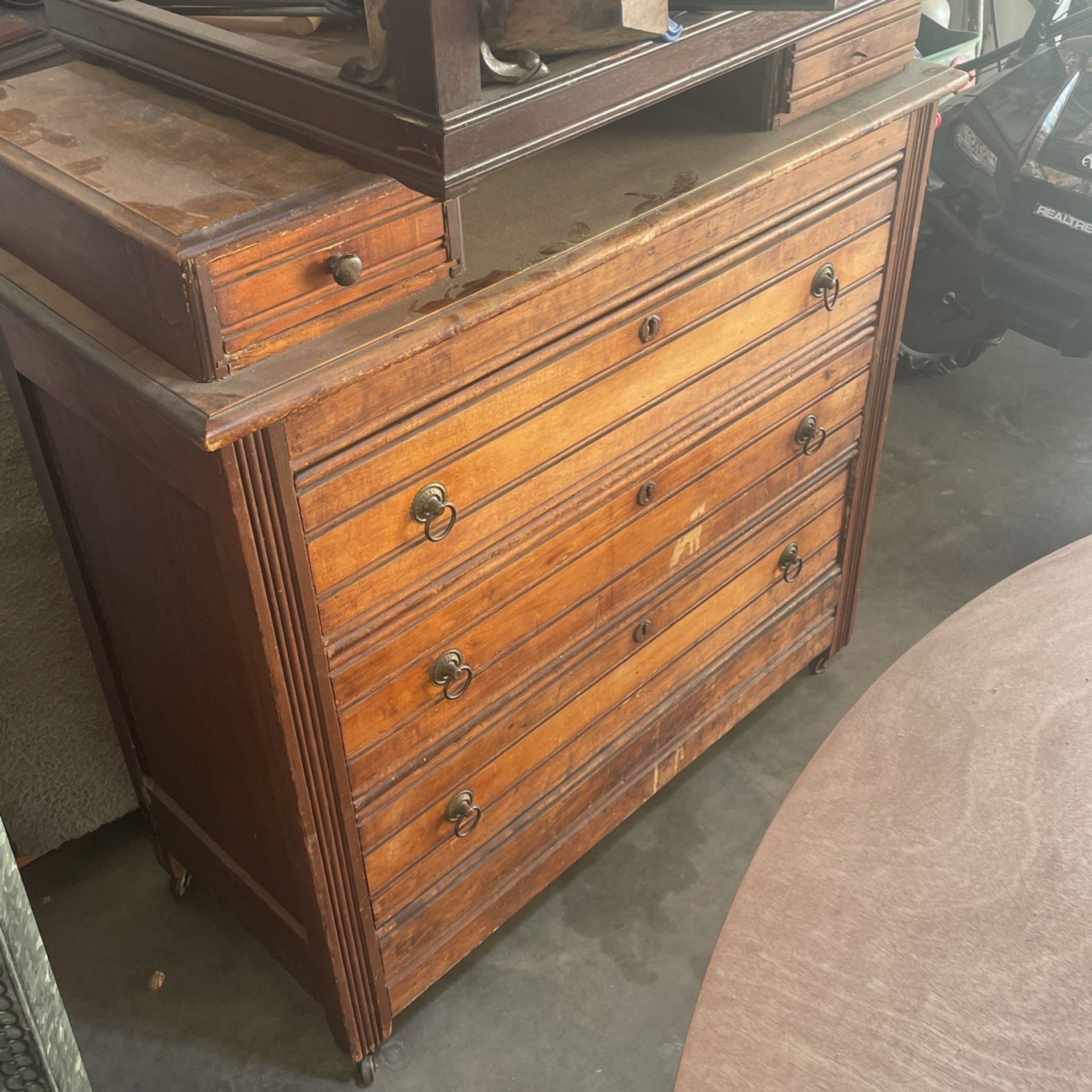 Antique Dresser Drawers