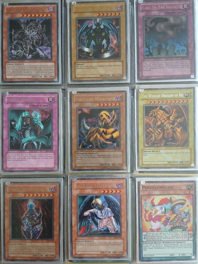 Yugioh Cards ( Mostly Rare) Gold Silver And Reflective Pics