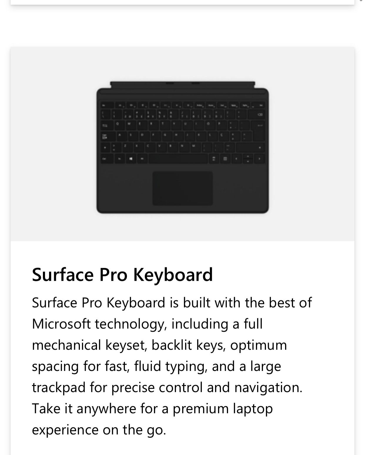 Surface Pro Keyboard