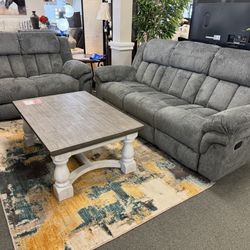 Reclining Sofa And Love Seat 