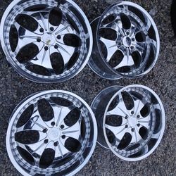 RIMS 22X10....6 LUGS FIT CHEVY SILVERADO YUKON TAHOE SUBURBAN NISSAN TITAN DENALLI NISSAN ARMADA 