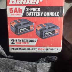 Bauer Battery Bundle 20v 5ah