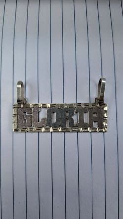 Silver name Gloria
