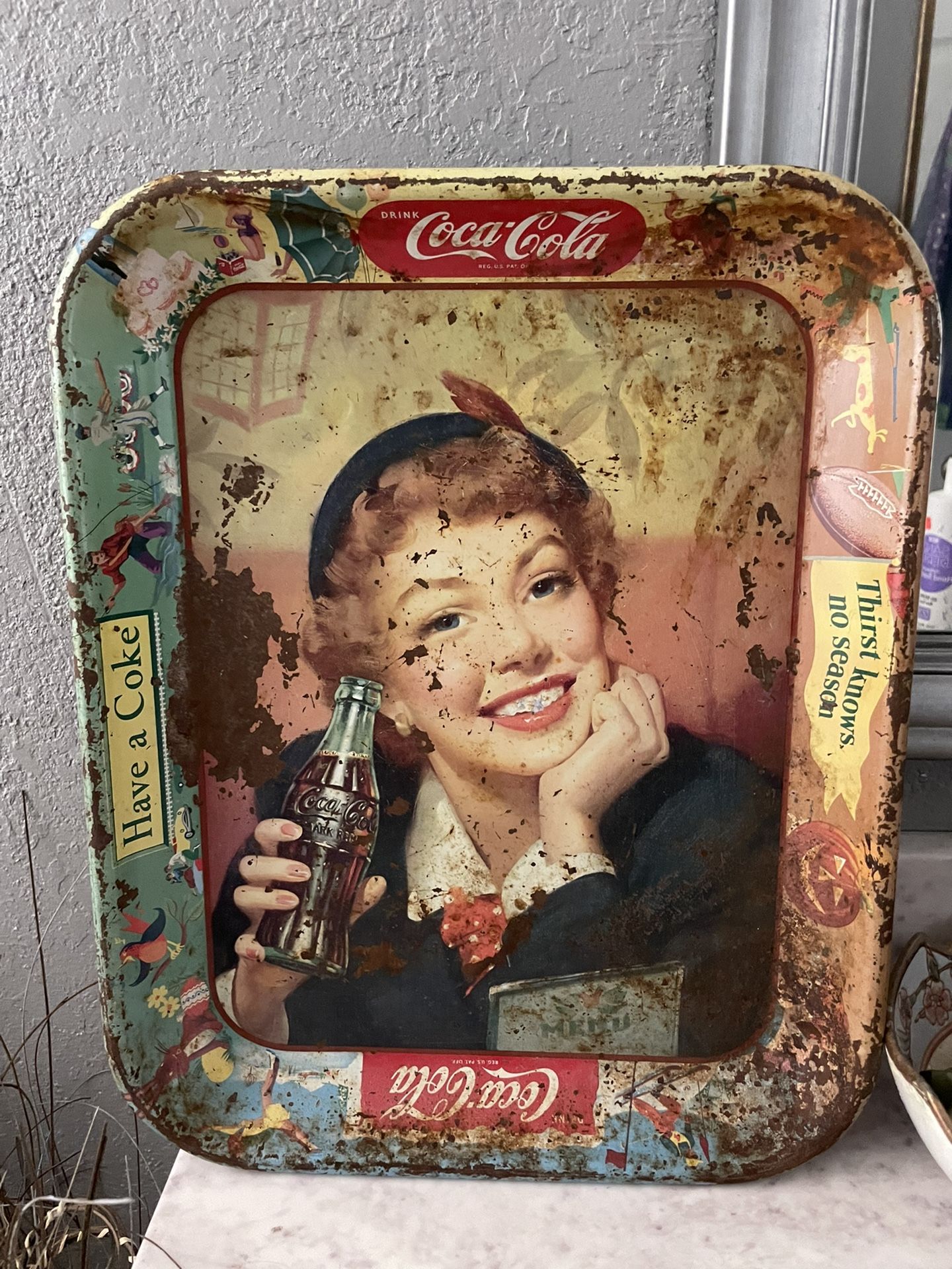 Vintage Coca Cola Tray