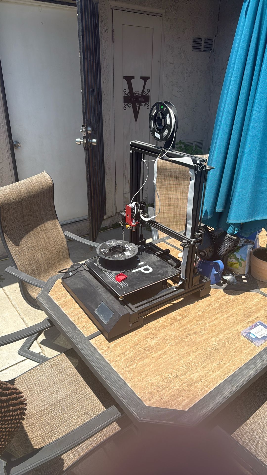 3D Printer IIIP With Some Filament.