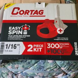 Cortag 1/16 Tile Level Kit , 100 Caps and  275 Spacers