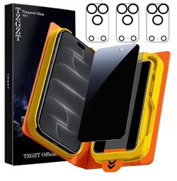 3 Pack Privacy Screen Protectors for iPhone 18 Pro