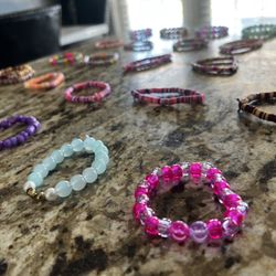 Bella’s Beautiful Bracelets!! made by 10 year old 