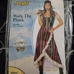Last Min Ladies Large Pirate Halloween Costume