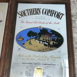 VINTAGE Southern Comfort The Grand Old Drink Of The South Bar Mirrors