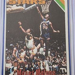 Moses Malone Basketball Card 