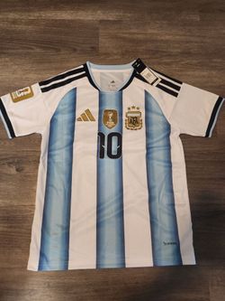 Argentina Home Messi #10 World Cup Jersey