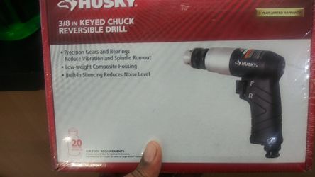 Husky 3/8 chuck reversible drill