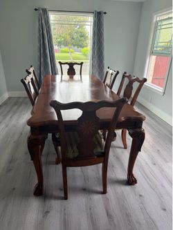 Dining table with entertainment center